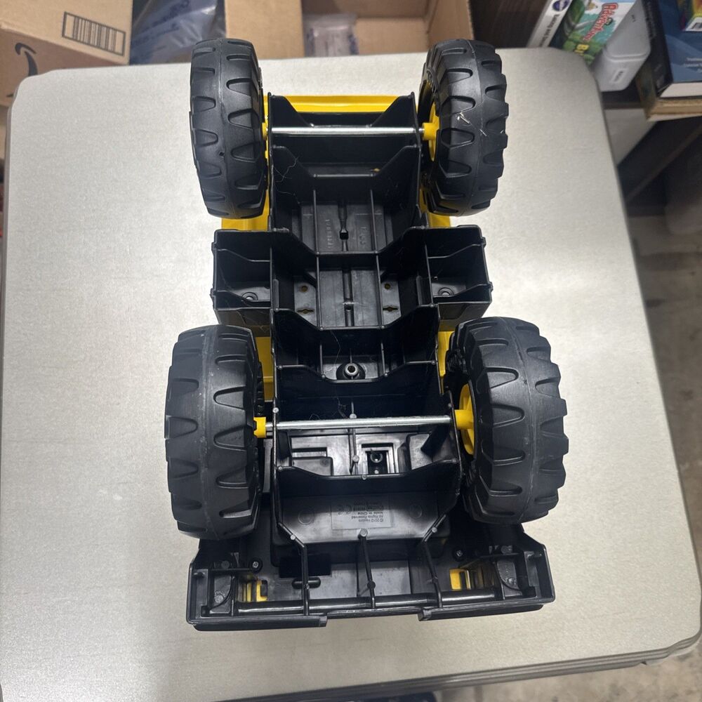 TONKA DUMP TRUCK 354 PLASTIC and METAL PRESSED STEEL YELLOW - Picture 9 of 11